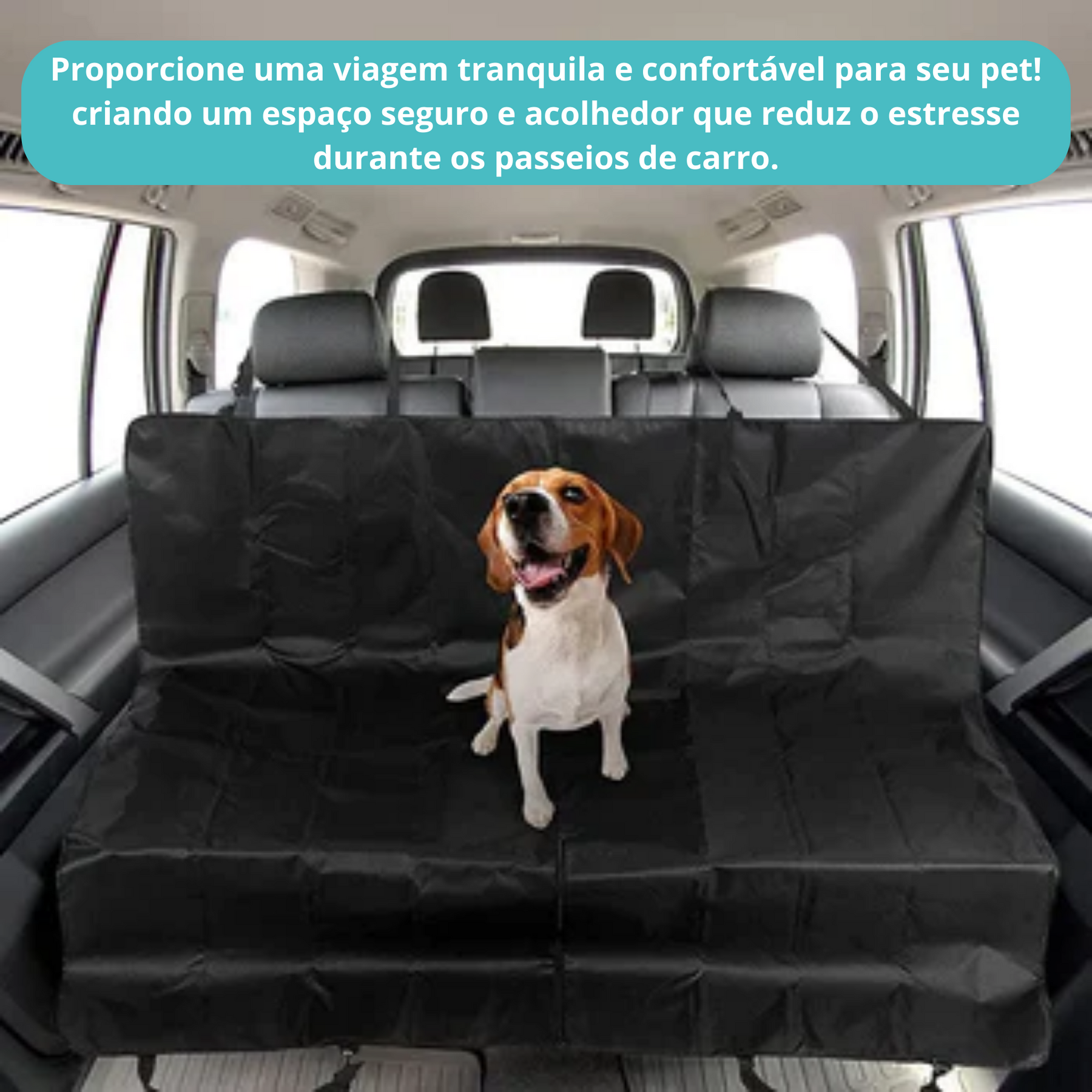 Capa Impermeável para Assento de Carro para Cães
