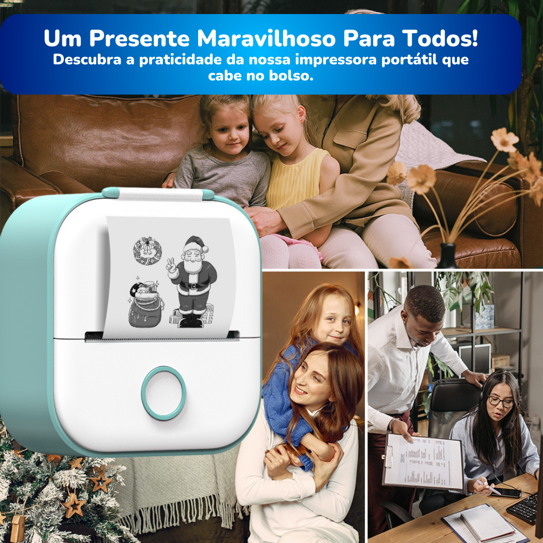 Phomemo T02 Impressora Térmica Portátil - Promoção Imperdível!