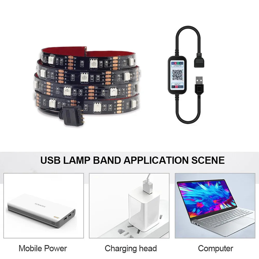 Fita RGB Led Bluetooth - Modelo 5050