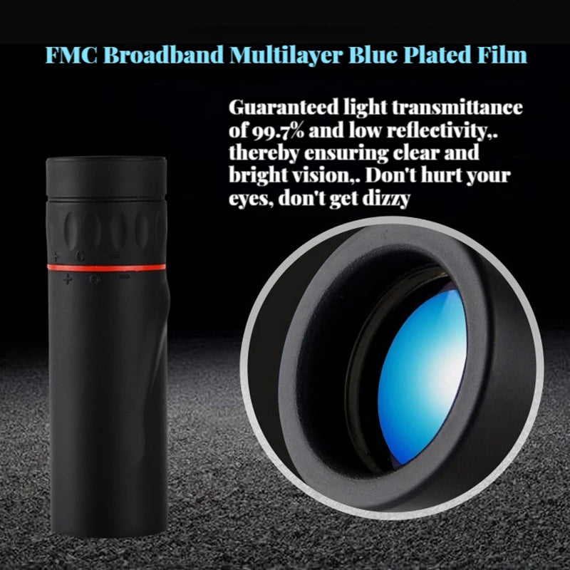 Telescópio Monocular Para Celular - Compre e Ganhe de Brinde o Suporte