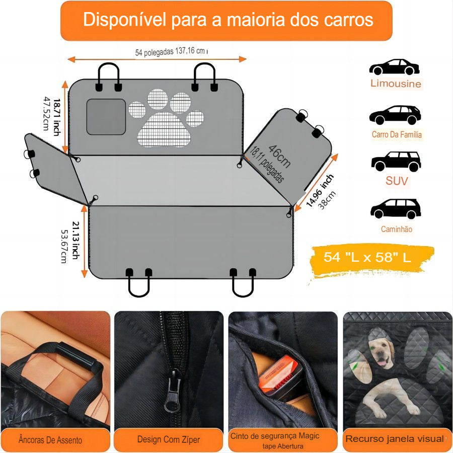 PetSafe Traveller - Capa de Assento Impermeável para Pets