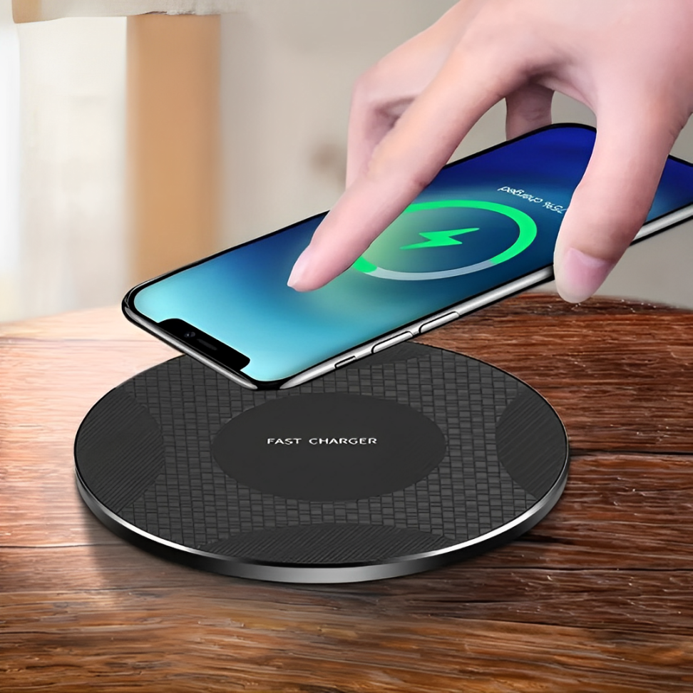 Carregador por Indução - Sem fio para iPhone, Samsung e Xiaomi