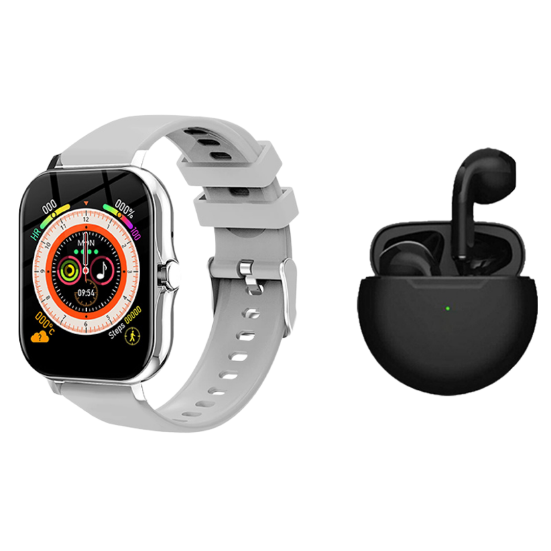 Oferta Especial: Smartwatch Inteligente + Fone Bluetooth de Brinde