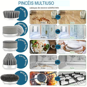 Magic Brush - Escova Elétrica 5 em 1 - PROMOÇÃO IMPERDÍVEL!