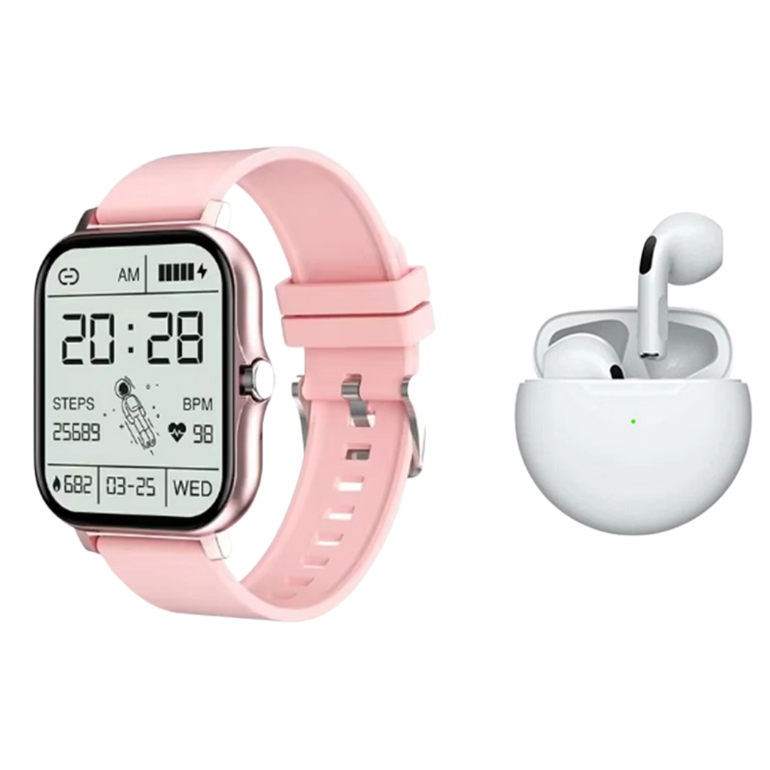 Oferta Especial: Smartwatch Inteligente + Fone Bluetooth de Brinde
