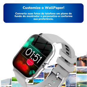 Oferta Especial: Smartwatch Inteligente + Fone Bluetooth de Brinde