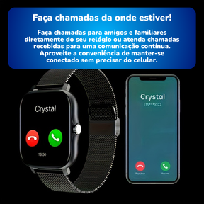 Oferta Especial: Smartwatch Inteligente + Fone Bluetooth de Brinde