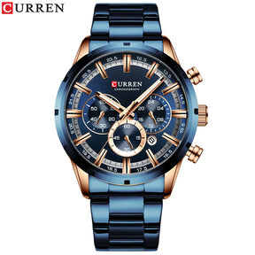CURREN Luxury - Relógio de Pulso Masculino