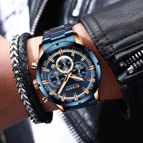 CURREN Luxury - Relógio de Pulso Masculino