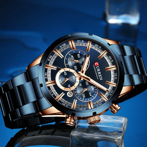 CURREN Luxury - Relógio de Pulso Masculino
