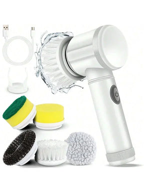 Magic Brush - Escova Elétrica 5 em 1 - PROMOÇÃO IMPERDÍVEL!