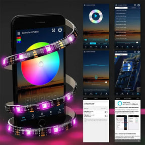 Fita RGB Led Bluetooth - Modelo 5050