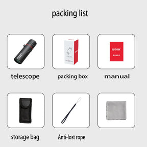 Telescópio Monocular Para Celular - Compre e Ganhe de Brinde o Suporte